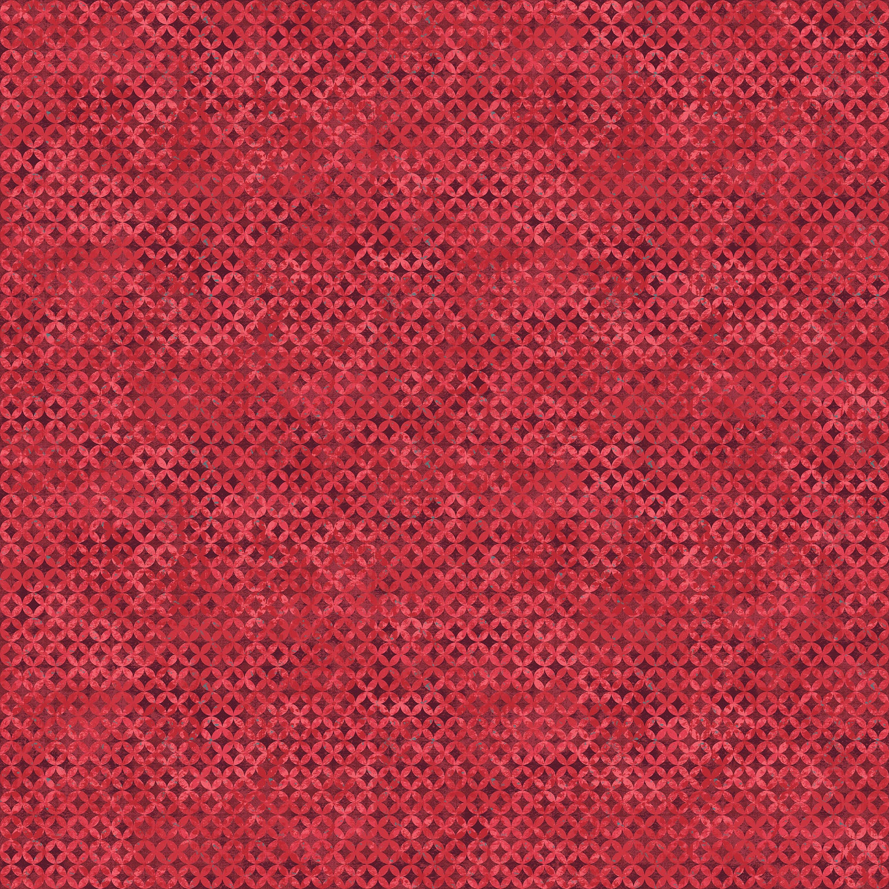 Boho Bliss / Grid in Red