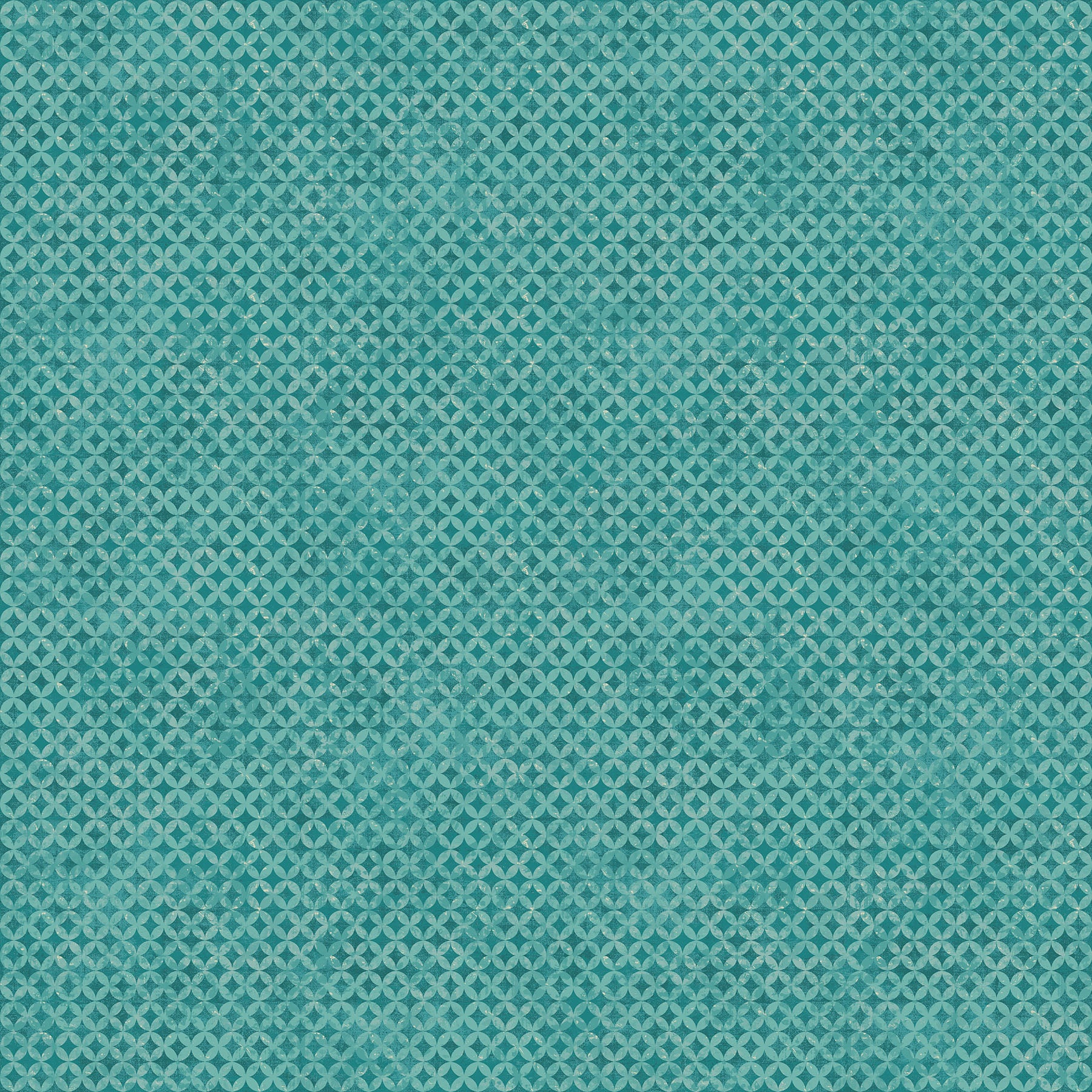 Boho Bliss / Grid in Teal