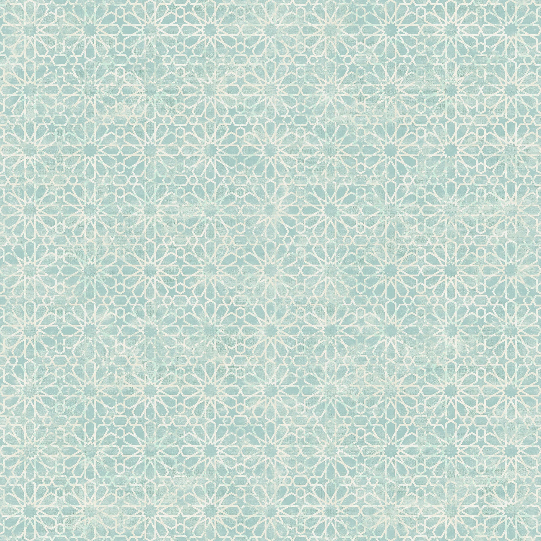 Boho Bliss / Lattice in Light Teal