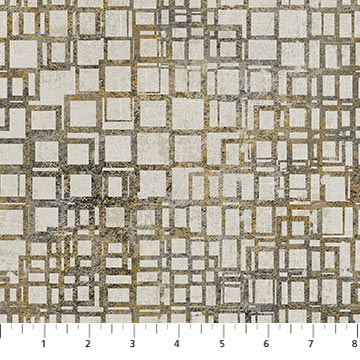 Gatsby / Squares in Cream & Black