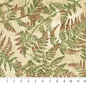 Organics - Stonehenge / Ferns in Beige
