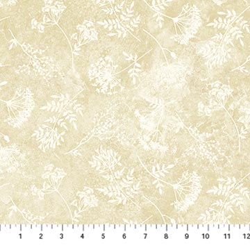 Organics - Stonehenge / Large Floral Toss in Beige