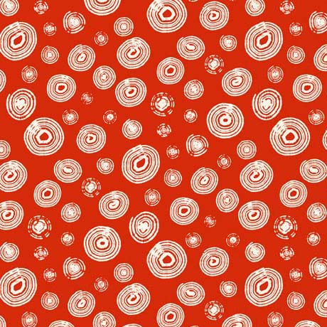 Happy Camper / Circle Geo in Red