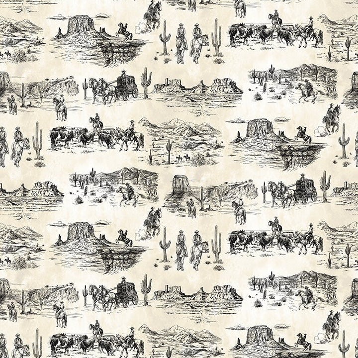 Southwest Minis / Toile in Cream