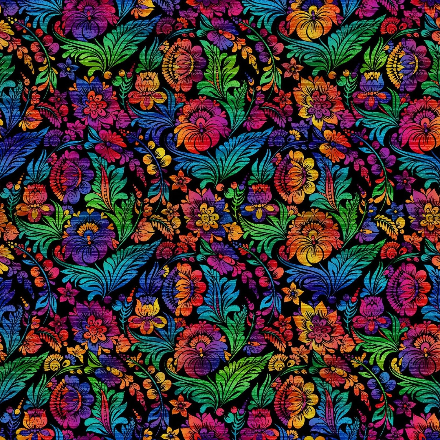 Vivid / Floral in Multi