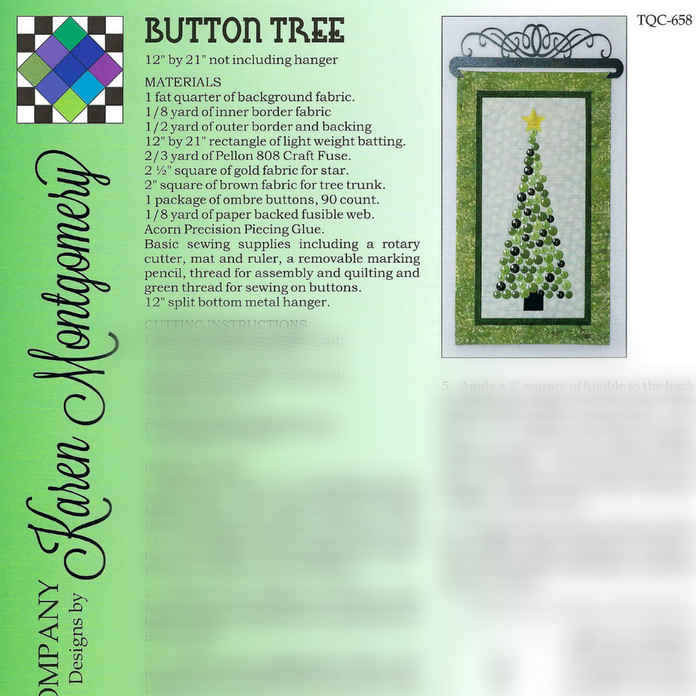 Button Tree & Heart Project Sheet