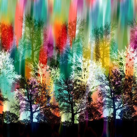 Tree Dance / Watercolor Border