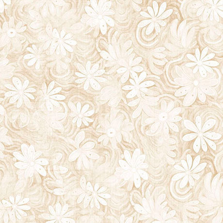 Oasis / Tonal Floral in Tan