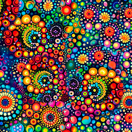 108" Jubilee - Dot Geo in Rainbow