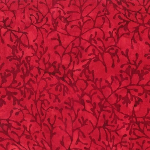 Jewel Batiks / Red Branches