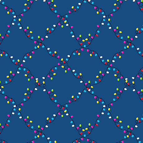 Letters to Santa / Christmas Lights in Navy