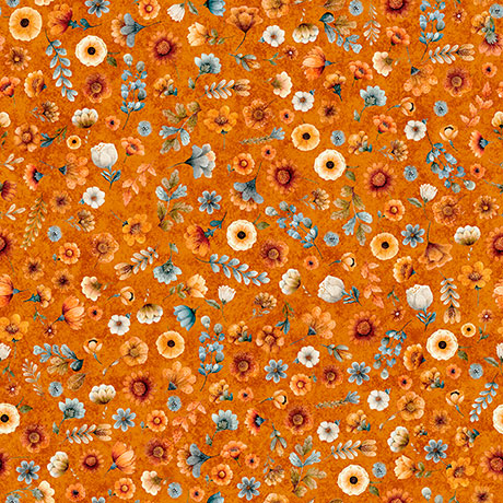 Harvest Hollow / Ditzy Floral in Pumpkin
