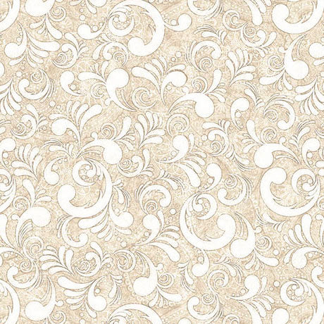 American Country / Scrolls in Taupe
