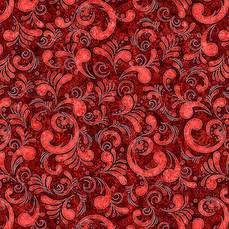 American Country / Scrolls in Red
