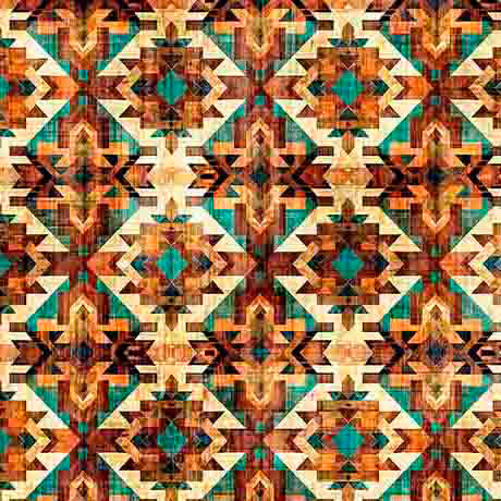Canyonlands / Rustic Aztec in Brown