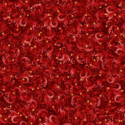 All American Snowman / Swirls in Red