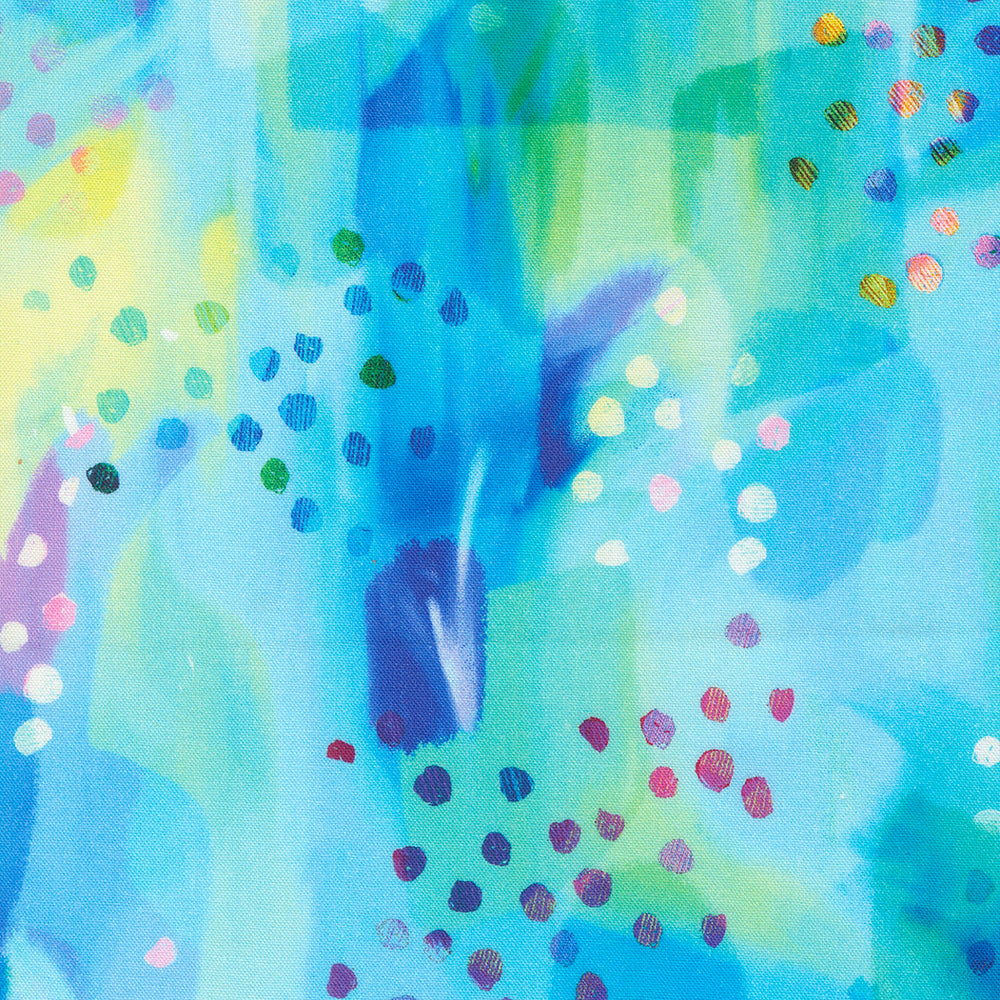 Gradients Auras / Collage Dots in Turquoise