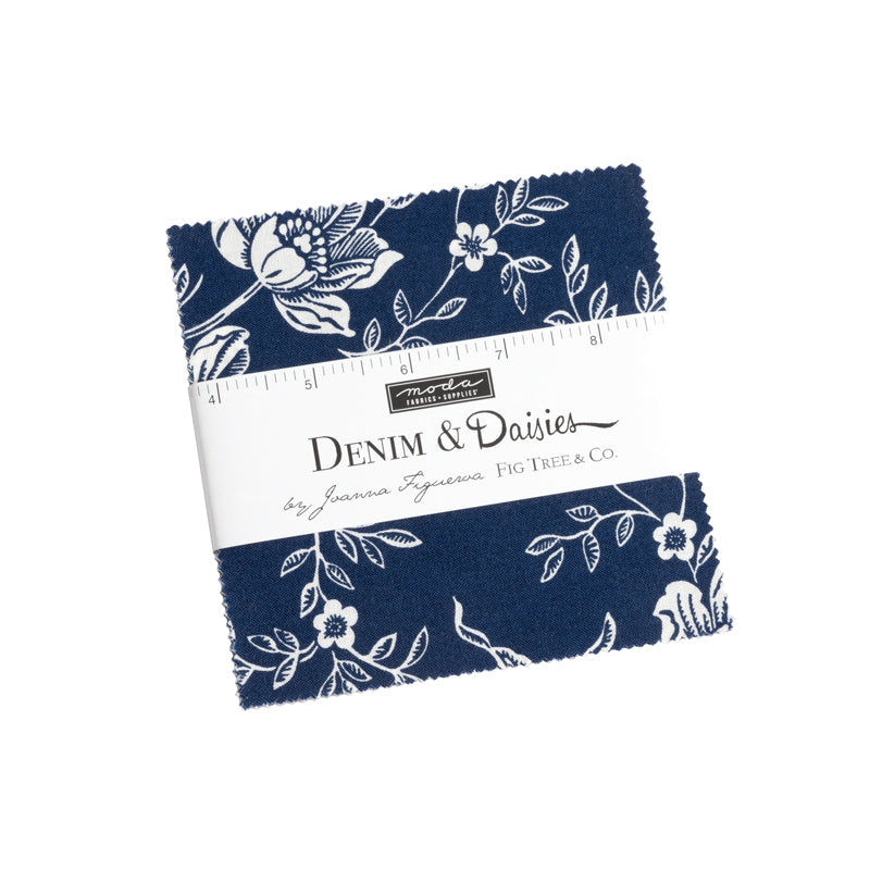 Denim & Daisies 5" Squares