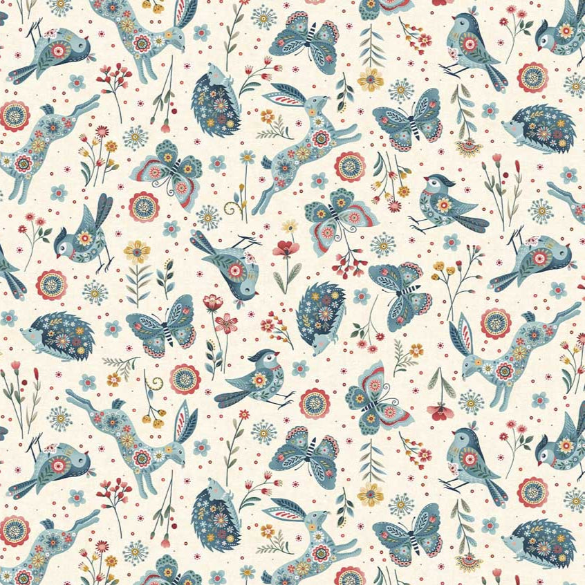 Norwegian Forest / Woodland Character Toss in Cream