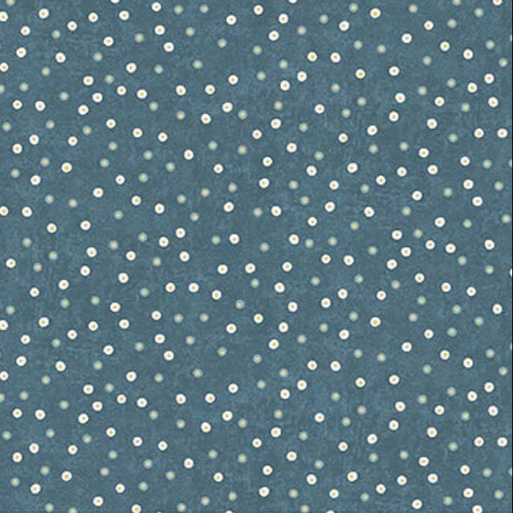 Norwegian Forest / Dots in Medium Blue