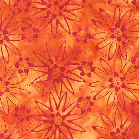 Summer Sunset / Star Flower in Orange