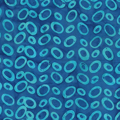 Beach Day / Ovals in Blue