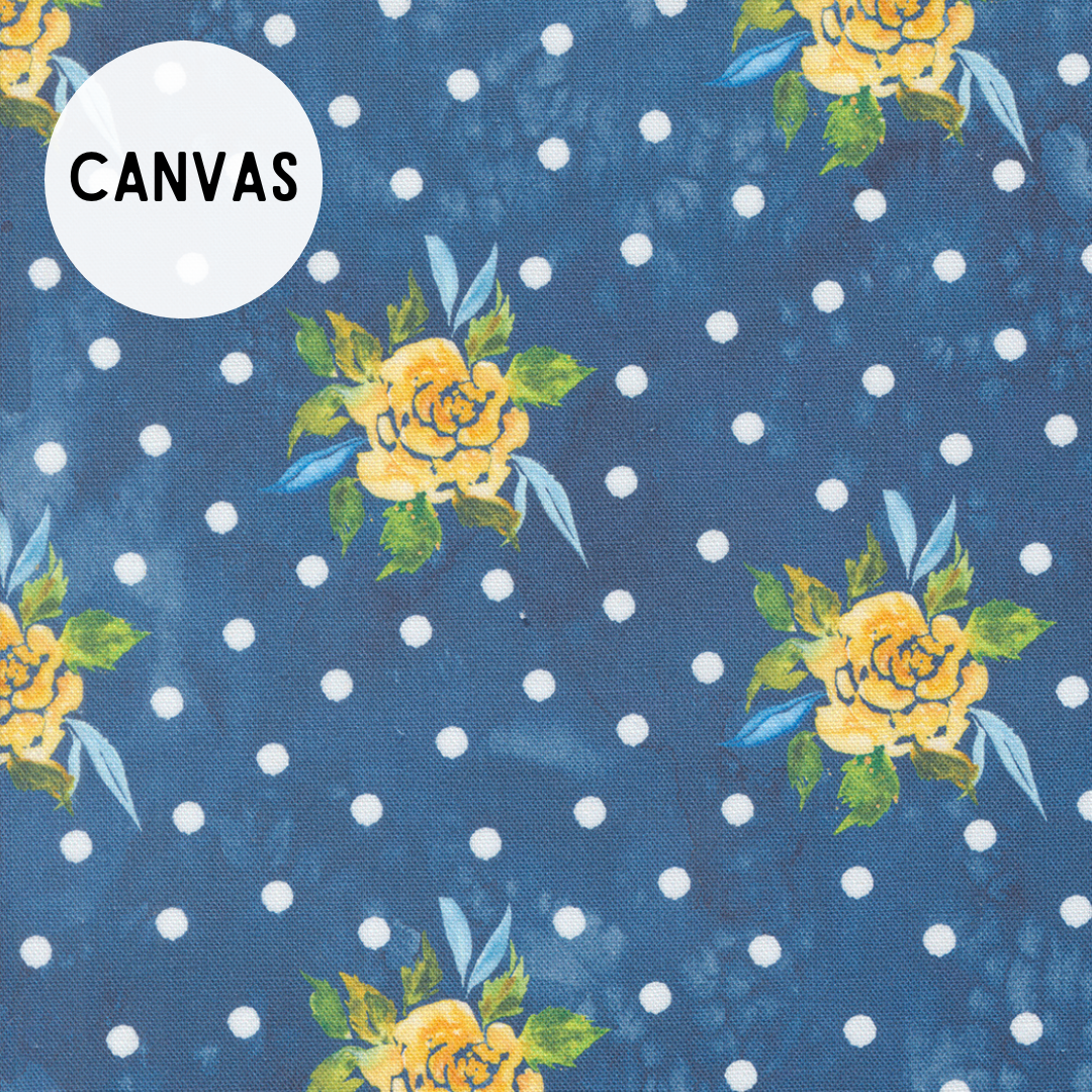 Sunshine & Blue Skies Canvas / Rosey Dots