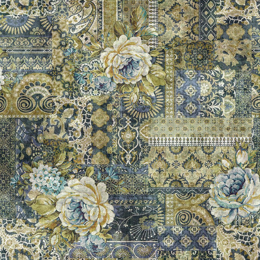 Carpet Bag Romance / Carpet Bag in Blue