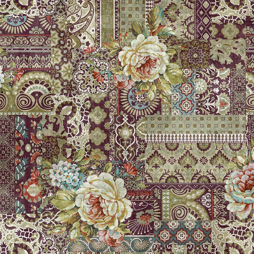 Carpet Bag Romance / Carpet Bag in Red