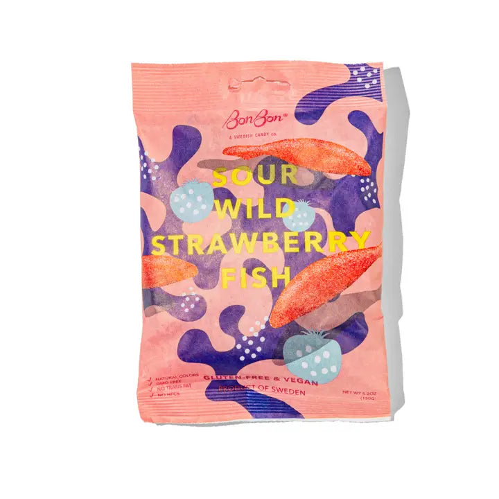BonBon Swedish Candy / Sour Wild Strawberry