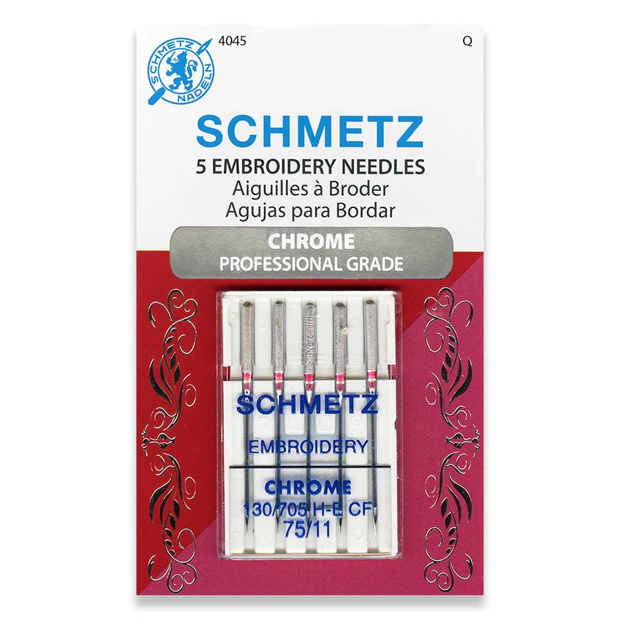 75/11 Chrome Embroidery Needles