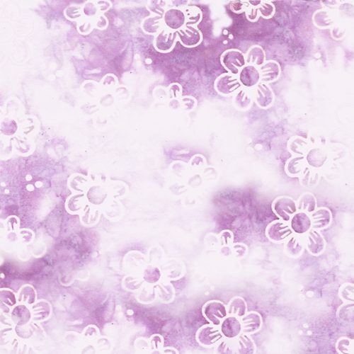 Winged Things Batiks / Flora in Purple