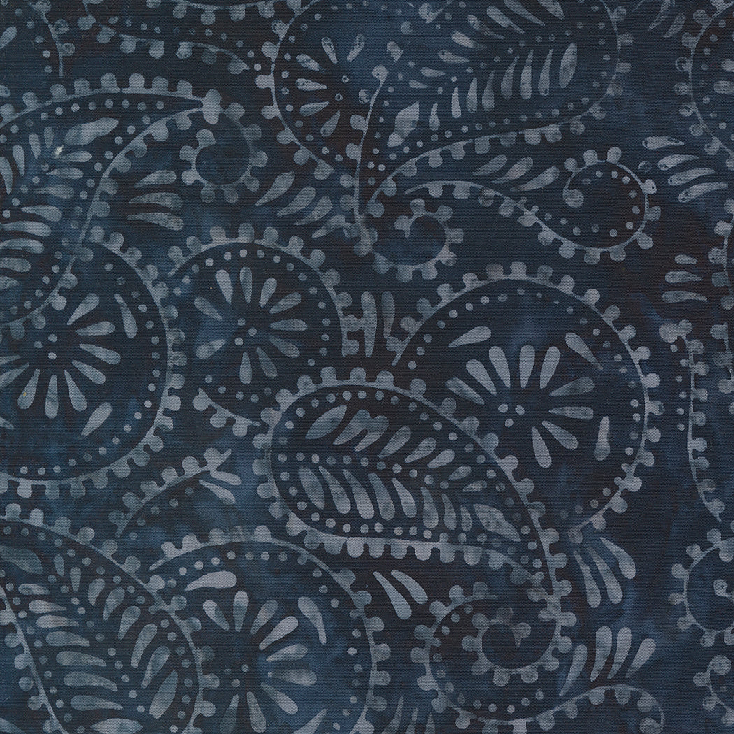 Blue Ridge Batiks / Paisley in Midnight