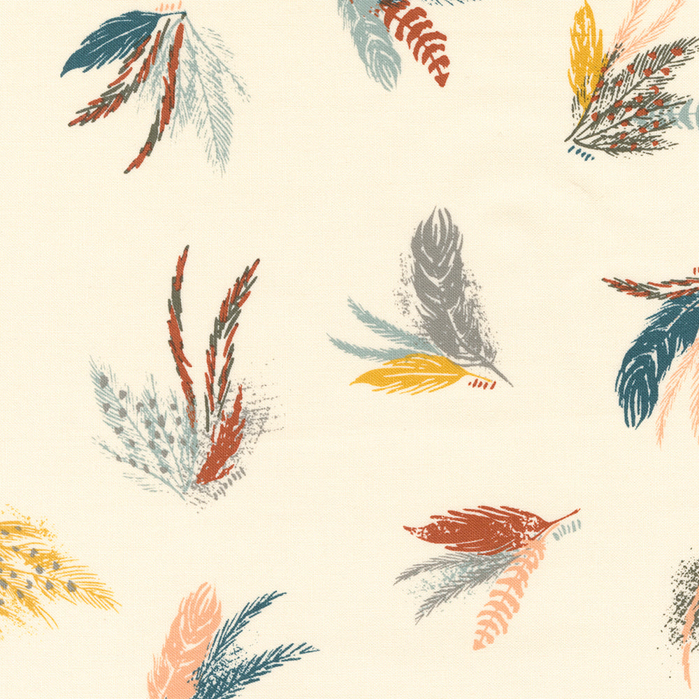 Woodland & Wildflowers / Feather Friends on Cream