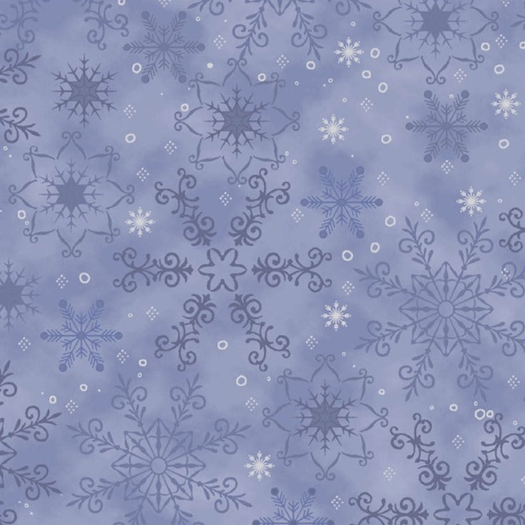 We Love Christmas / Fancy Snowflakes in Light Blue