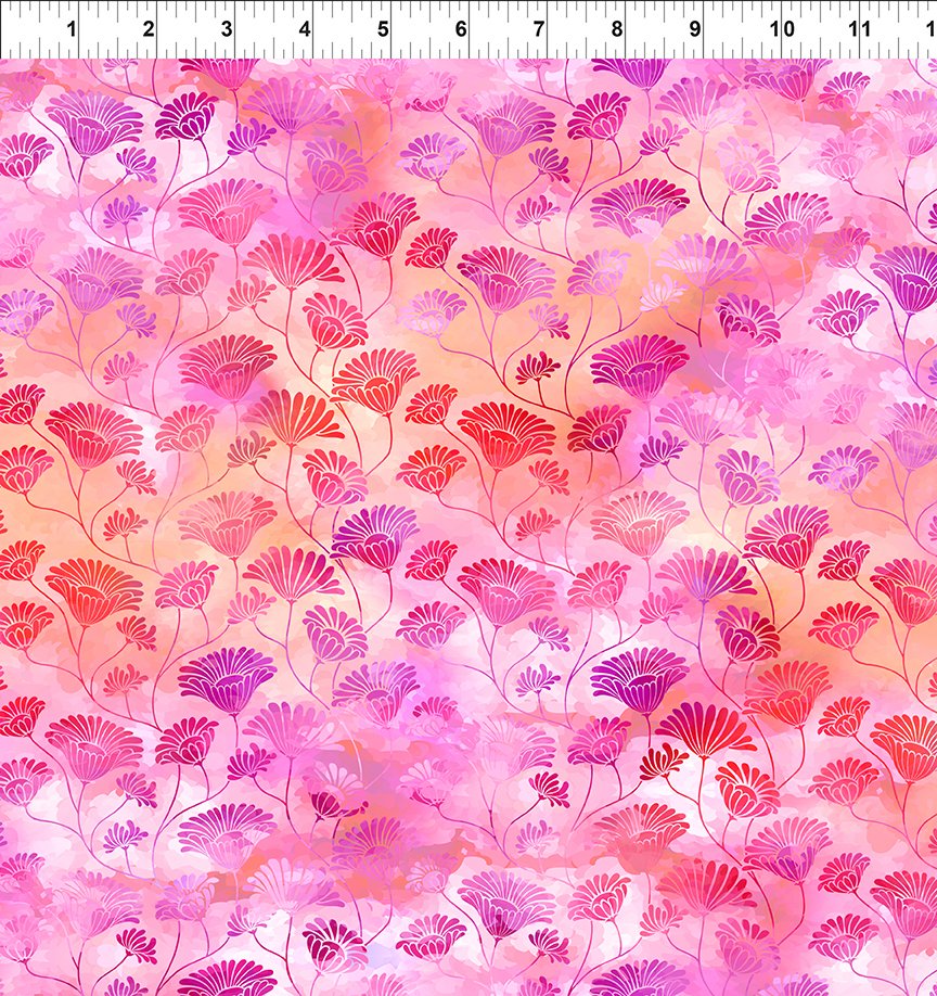Felicity / Flower Vines in Sherbet