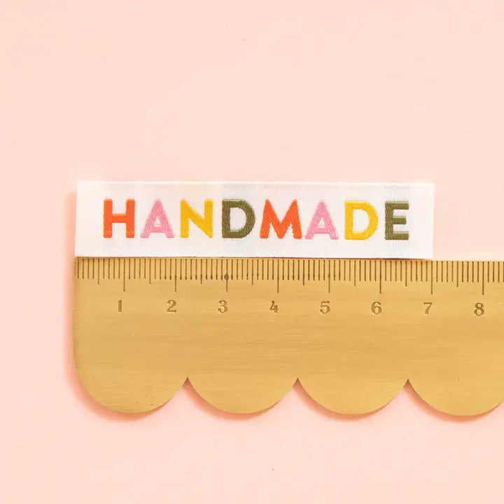 Handmade Woven Sewing Labels / Muted Colors