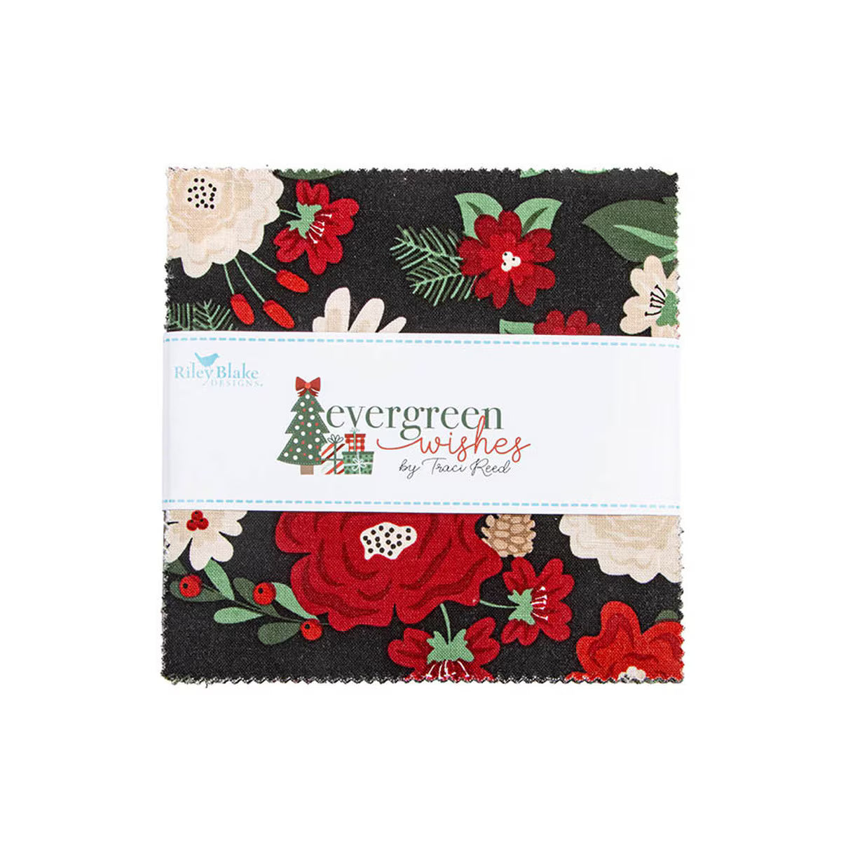 Evergreen Wishes / 5" Squares