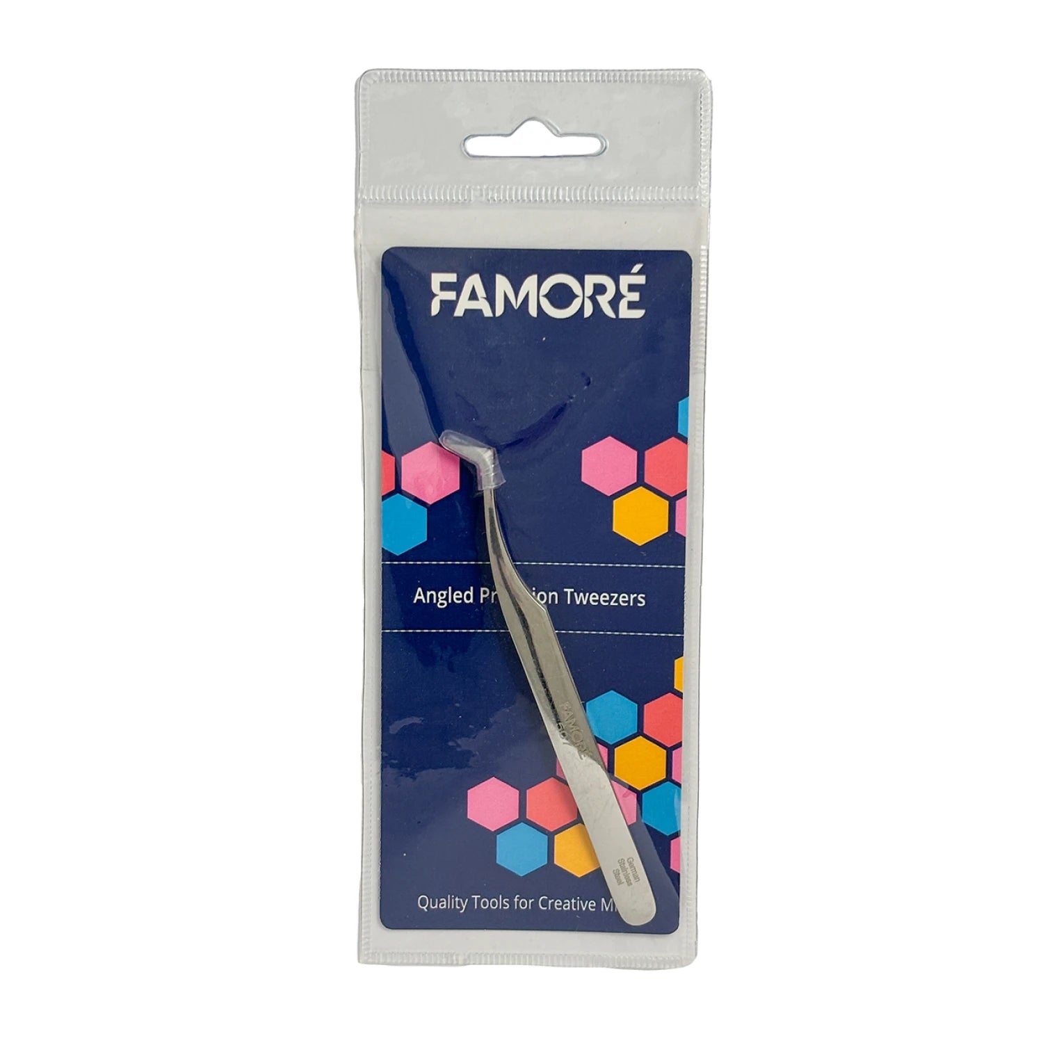 Famore Precision Angled Tweezer