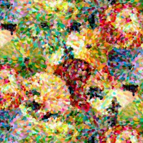 108" Impressionist Florals / Multi