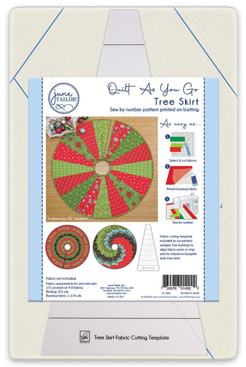 Quilt As You Go Tree Skirt