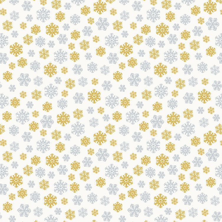 Holiday Twinkle / Snowflakes in White