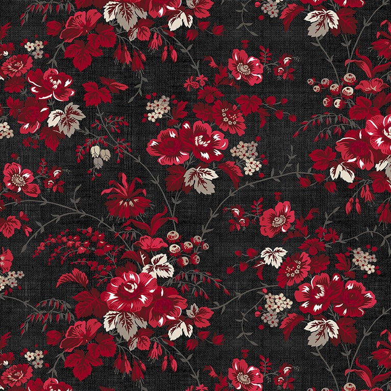 Sable & Scarlet / Posies in Black