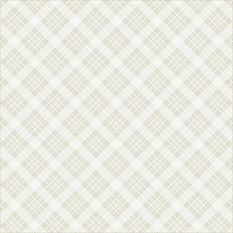 Sweet Cream / Bias Plaid