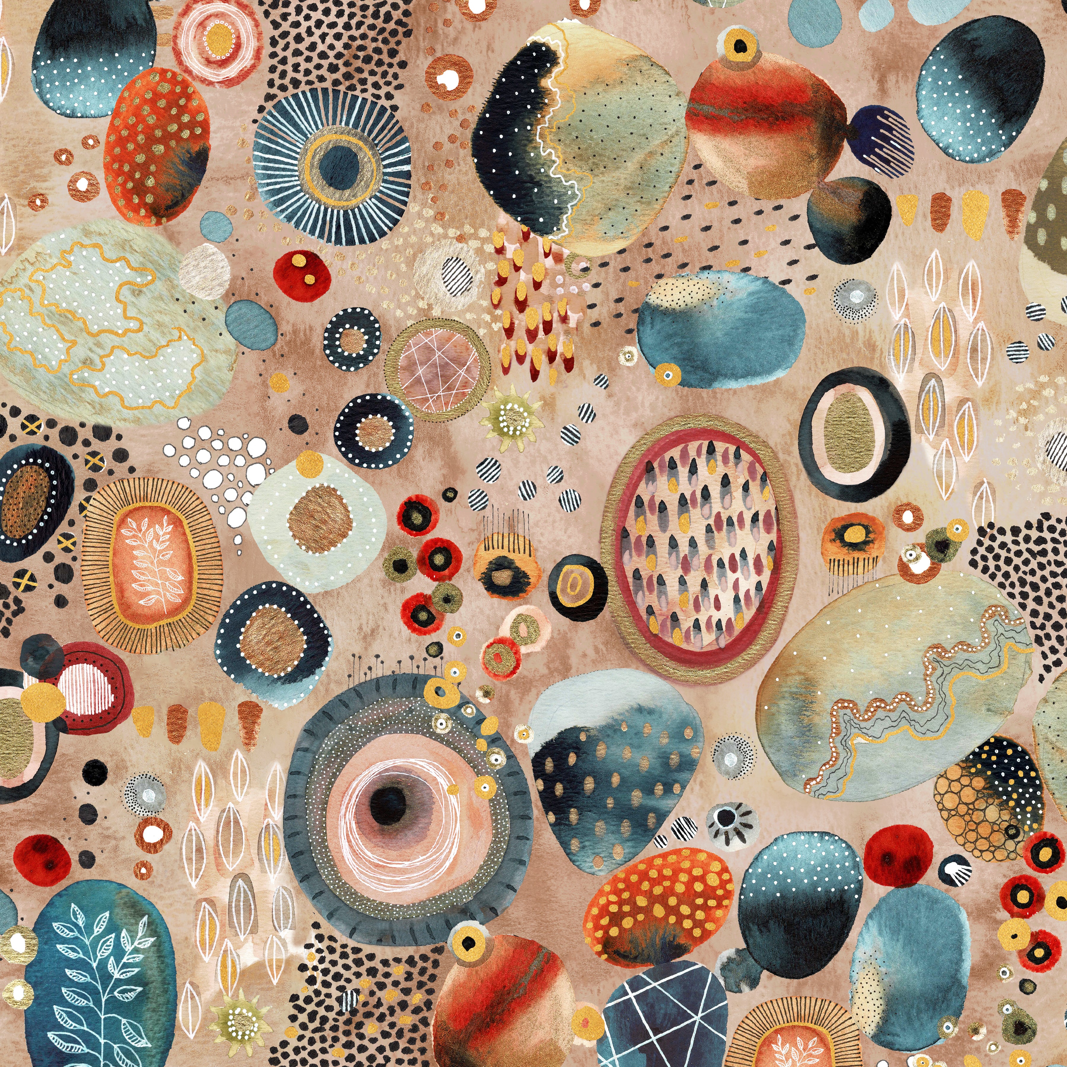 Brown Bag Mystery 2026 / Flora & Form in Fire Opal