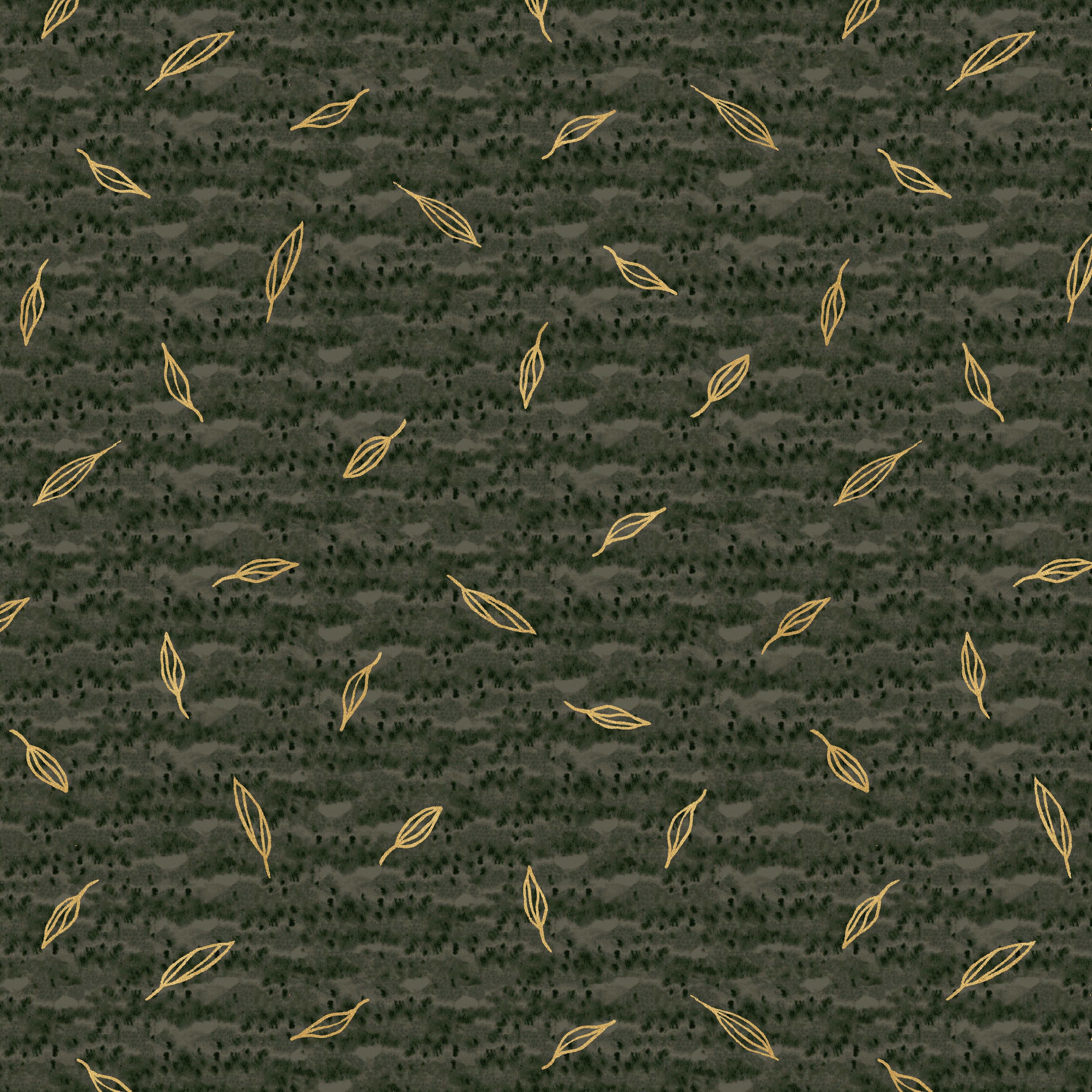 Flora & Form / Sprig in Phthalo Green