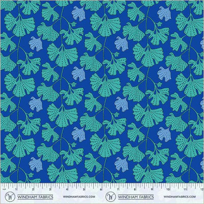 Sunshine / Ginkgo in Cerulean