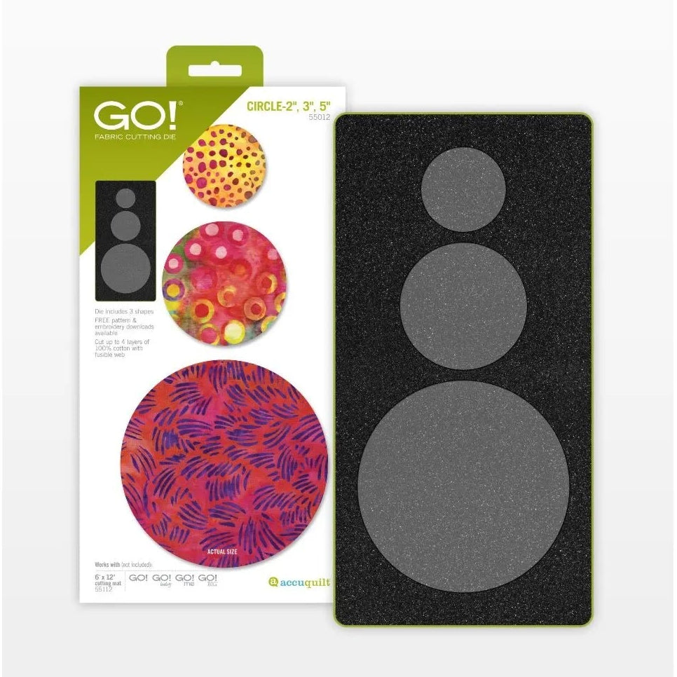 GO! Circle 2", 3", 5" Die