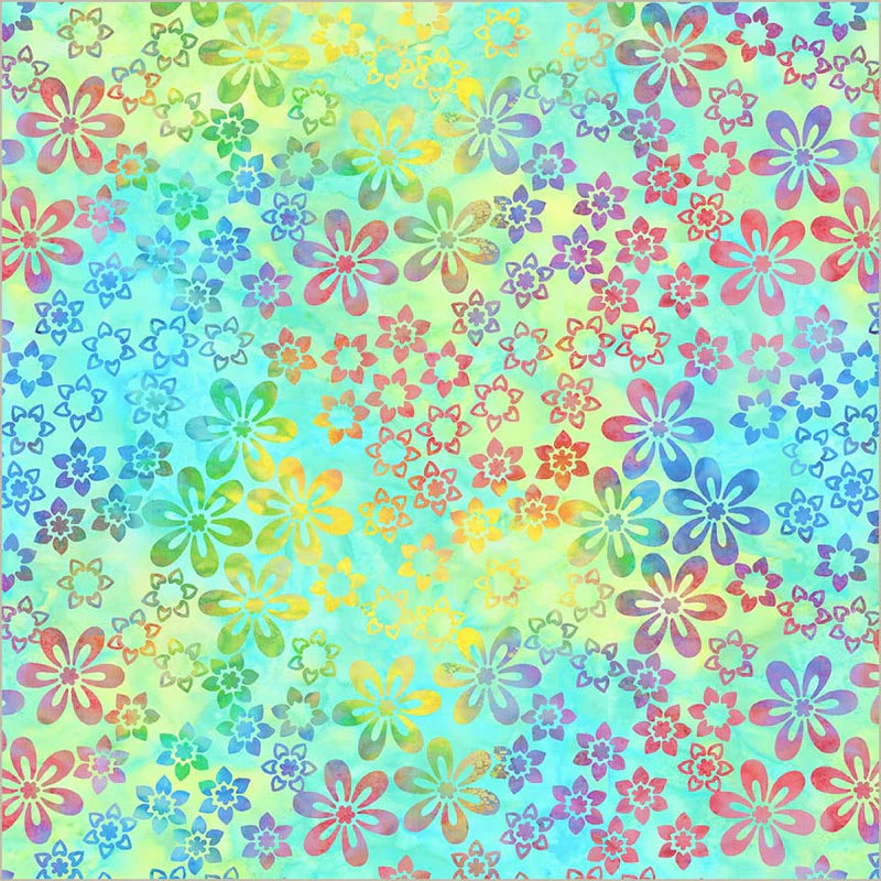 BeColourful Minky / Star Garden in Blush Blossom