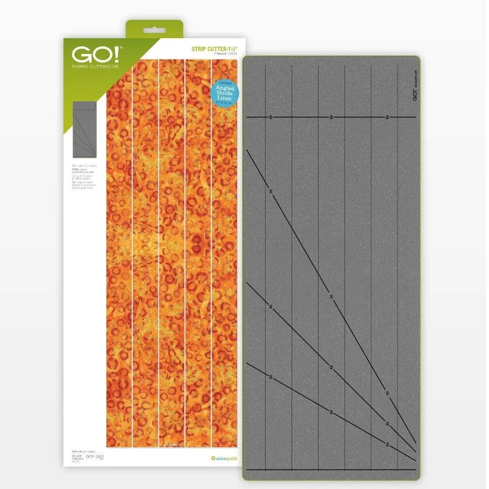 GO! Strip Cutter 1 1/2" (1" Finished) 5 Strips Die